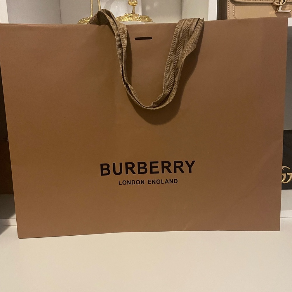 Burberry gift bag